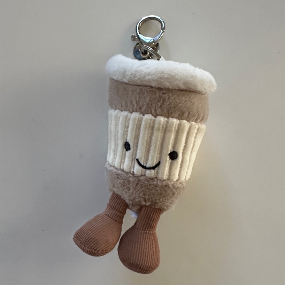 Authentic Jelly Cat Coffee to go bag charm